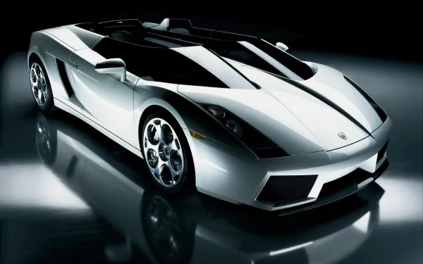 HD desktop wallpaper featuring a sleek Lamborghini Gallardo Concept S, showcasing its futuristic design under subtle studio lighting.