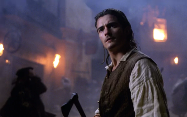 Will Turner Orlando Bloom movie Pirates Of The Caribbean: The Curse Of The Black Pearl HD Desktop Wallpaper | Background Image