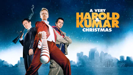 Neil Patrick Harris Kal Penn John Cho Christmas movie A Very Harold & Kumar Christmas HD Desktop Wallpaper | Background Image