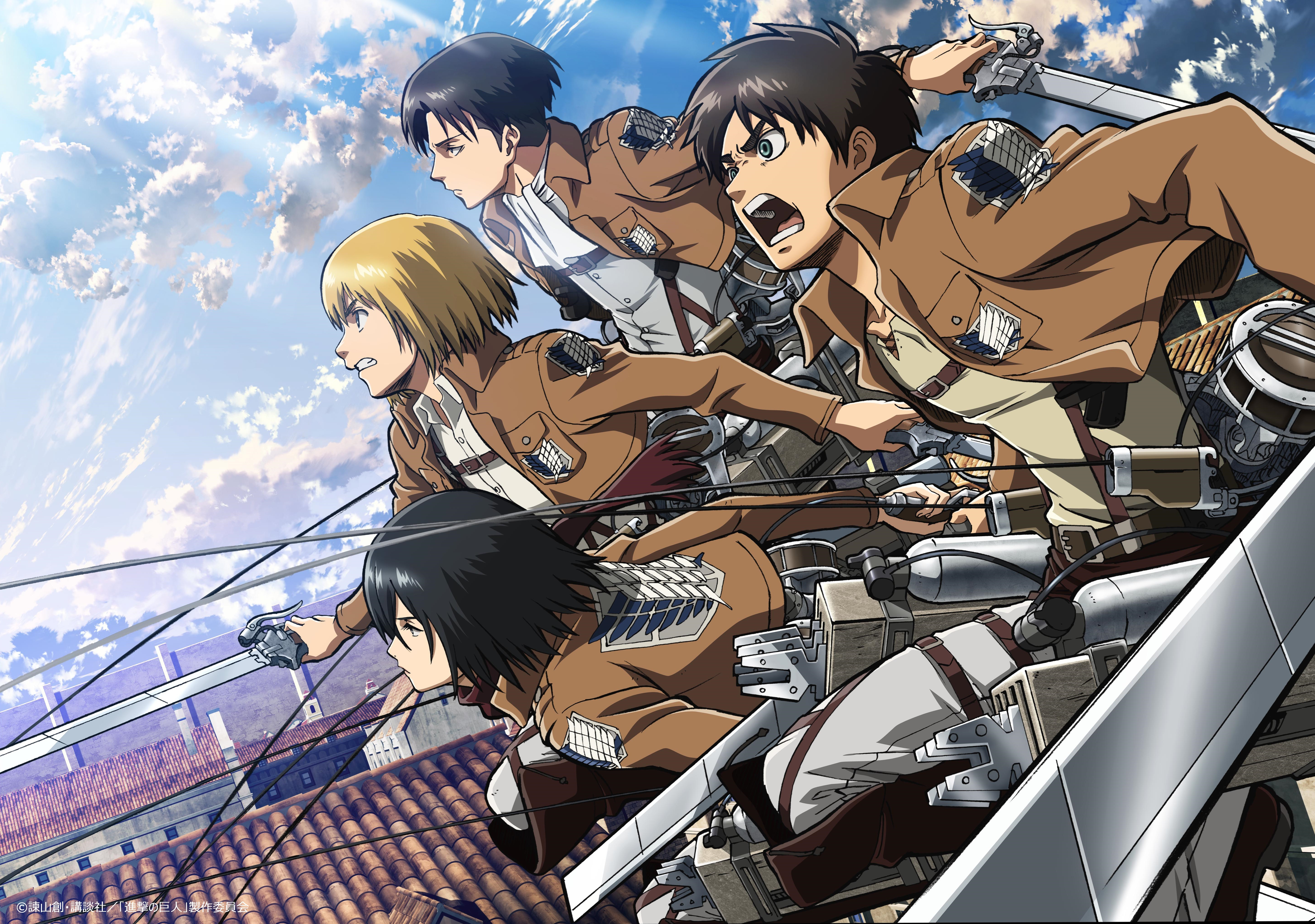 270 4k Anime Attack On Titan Wallpapers Background Images