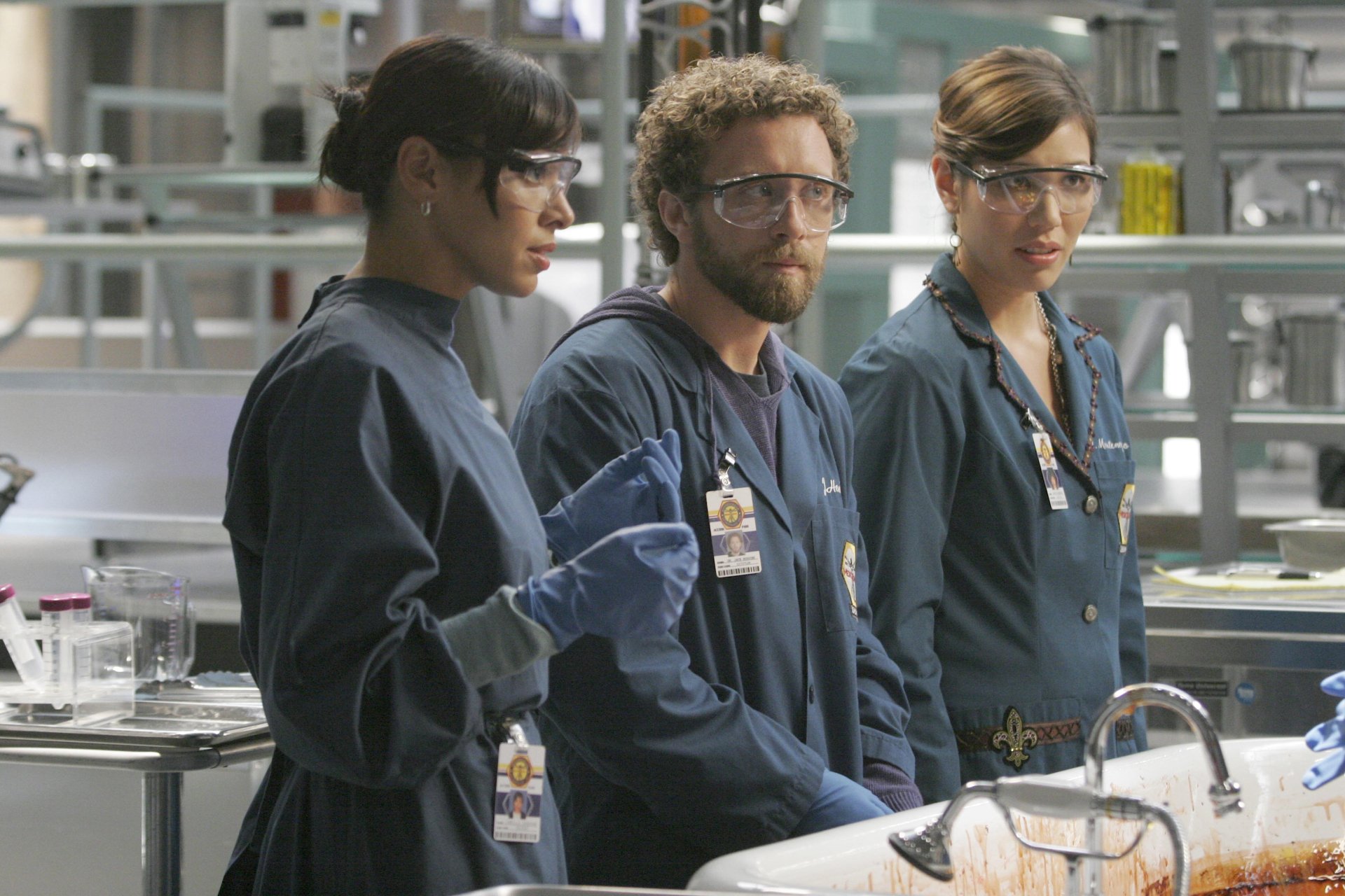 Download Camille Saroyan Tamara Taylor Jack Hodgins T.J. Thyne Angela Montenegro Michaela Conlin TV Show Bones 4k Ultra HD Wallpaper