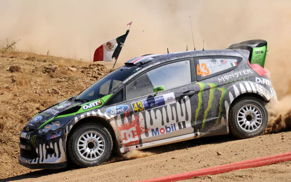 rallying vehicle Ford Fiesta HD Desktop Wallpaper | Background Image