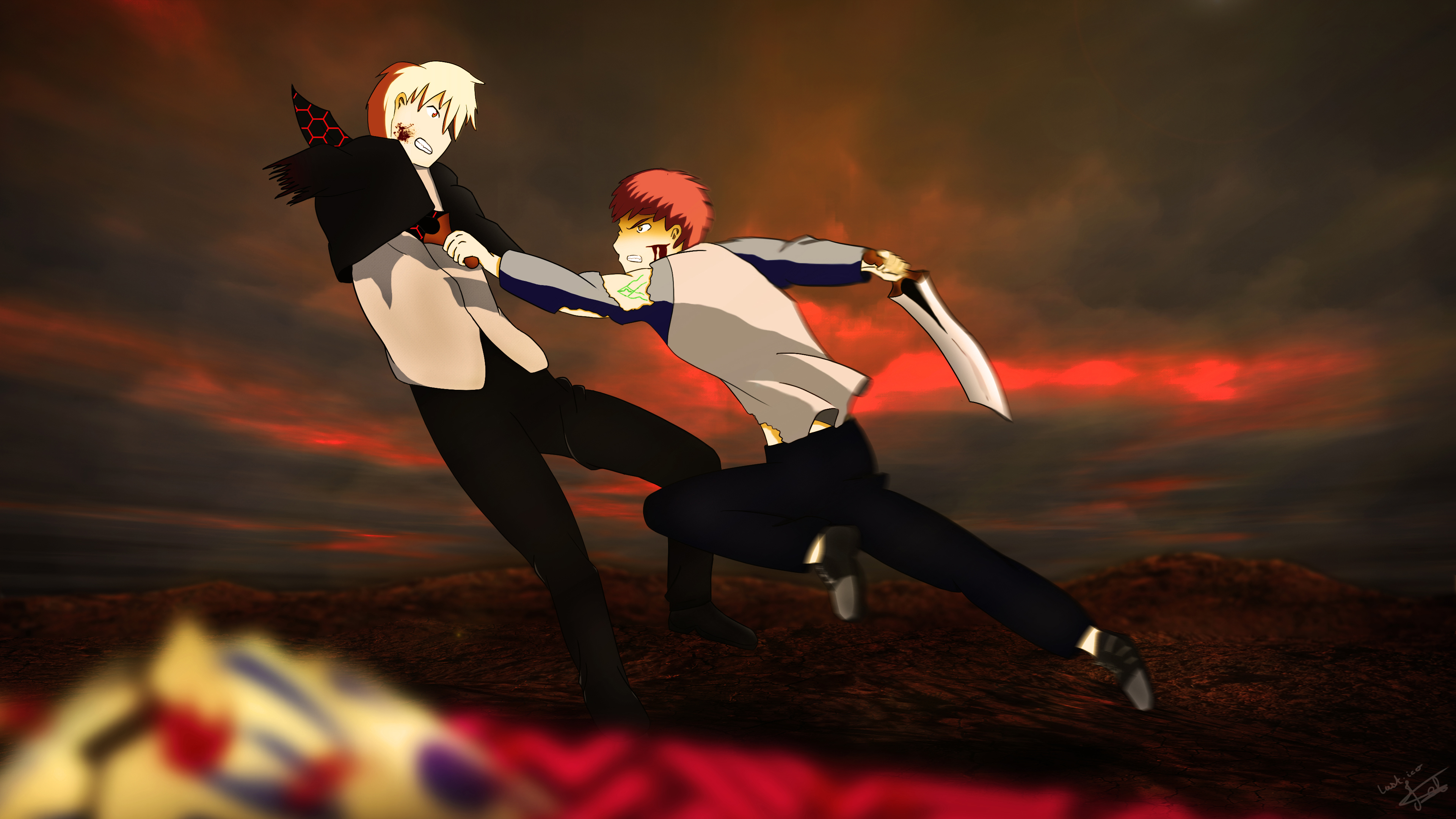 Shirou vs gilgamesh