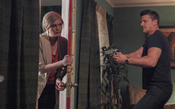 Emily Deschanel Temperance Brennan Seeley Booth David Boreanaz TV Show Bones (TV Show) HD Desktop Wallpaper | Background Image