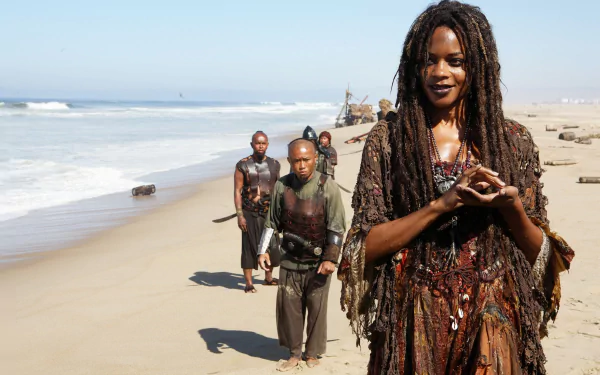 Tia Dalma Naomie Harris movie Pirates Of The Caribbean: At World's End HD Desktop Wallpaper | Background Image