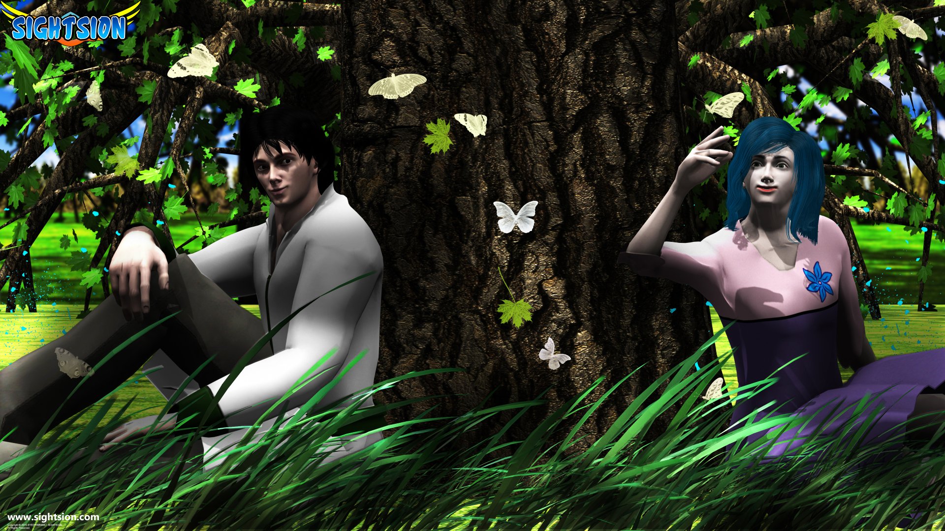 Sightsion Under the tree by sightsion