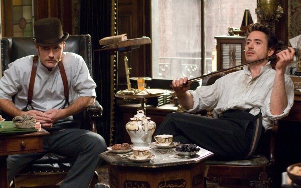 Movie Sherlock Holmes Robert Downey Jr. Jude Law HD Wallpaper | Background Image
