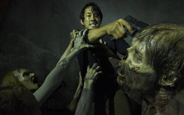 Series de Televisión The Walking Dead Steven Yeun Glenn Rhee Zombi Fondo de pantalla HD | Fondo de Escritorio
