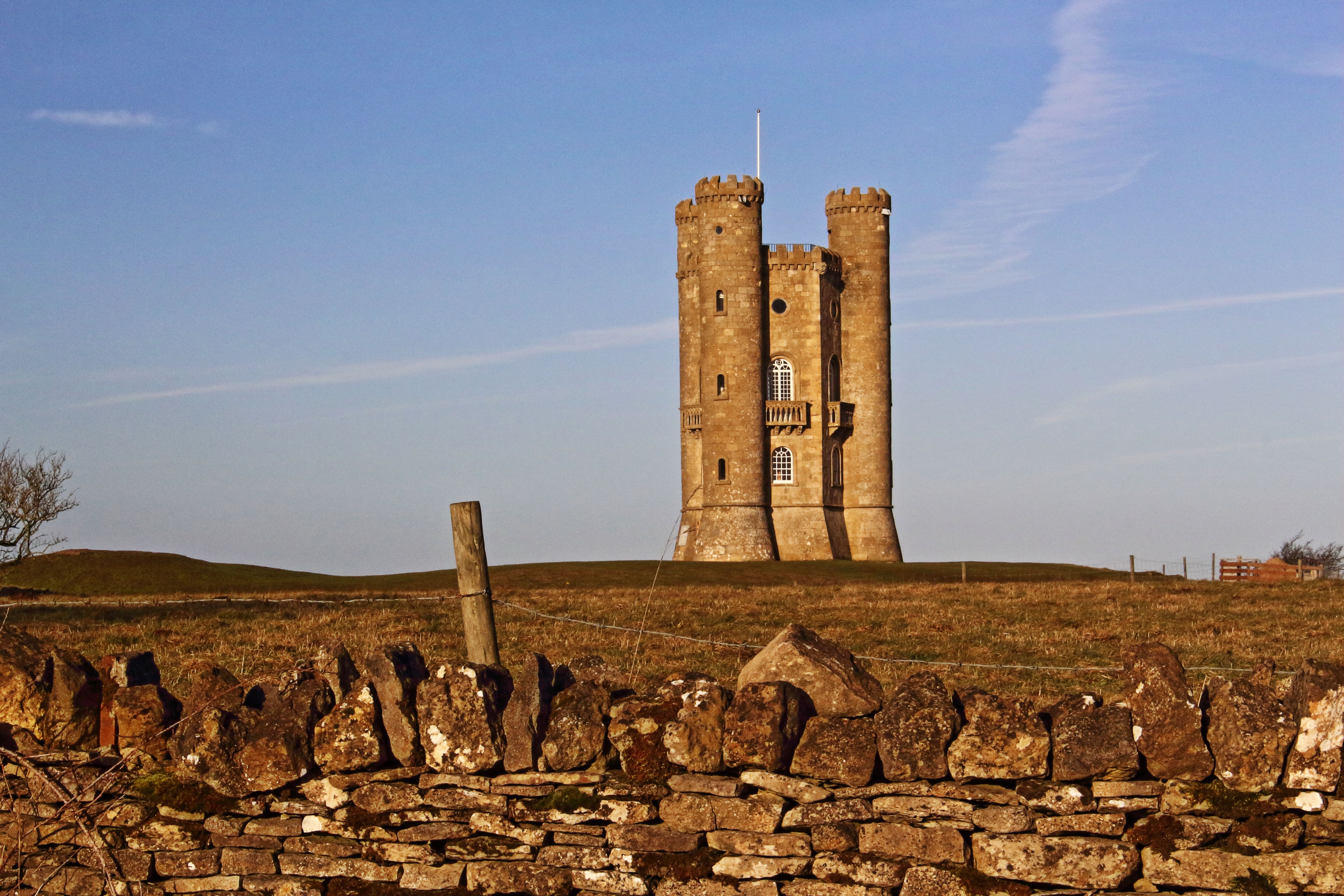 Man Made Broadway Tower, Worcestershire HD Wallpaper | Background Image