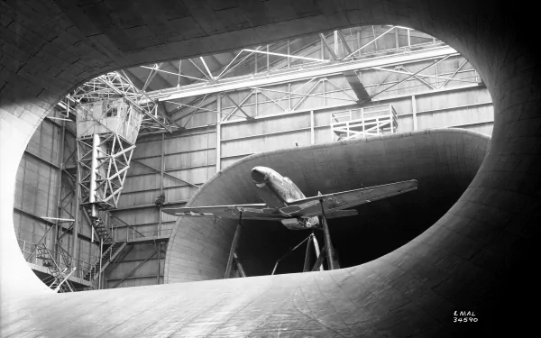  P-51 Mustang in Full Scale Tunnel
