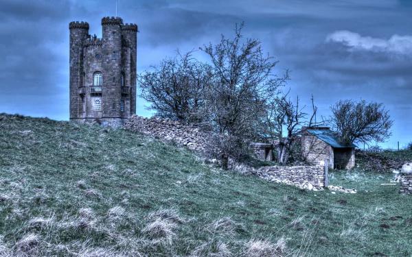 man made Broadway Tower Worcestershire England HD Desktop Wallpaper | Background Image