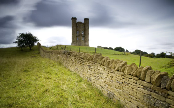 man made Broadway Tower Worcestershire England HD Desktop Wallpaper | Background Image