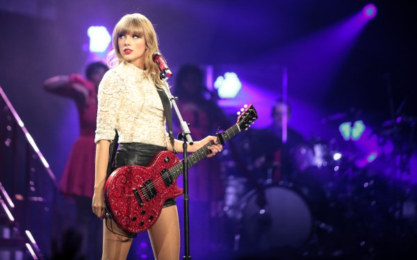 Music Taylor Swift Blonde American Singer Guitar HD Wallpaper | Background Image