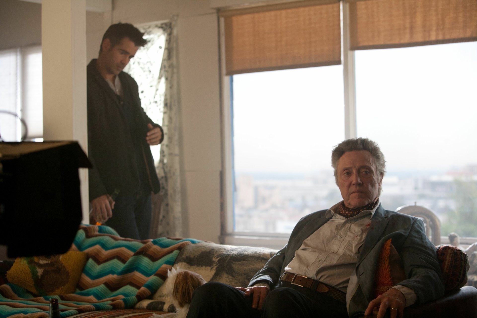 Download Marty (Seven Psychopaths) Colin Farrell Hans (Seven Psychopaths) Christopher Walken Movie Seven Psychopaths 4k Ultra HD Wallpaper