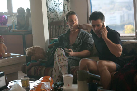 Marty (Seven Psychopaths) Colin Farrell Billy (Seven Psychopaths) Sam Rockwell movie Seven Psychopaths HD Desktop Wallpaper | Background Image