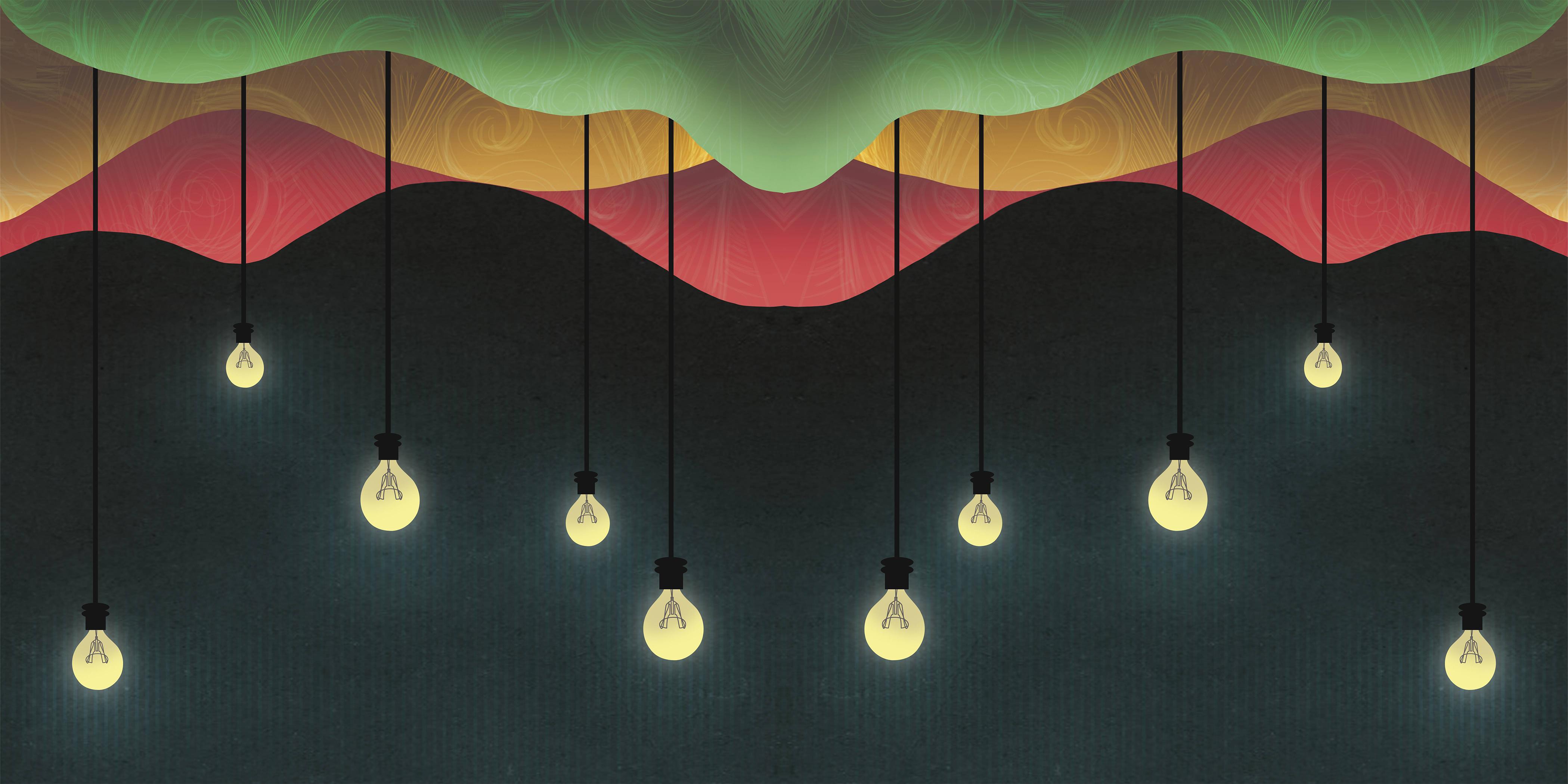 Artistic Light Bulb HD Wallpaper