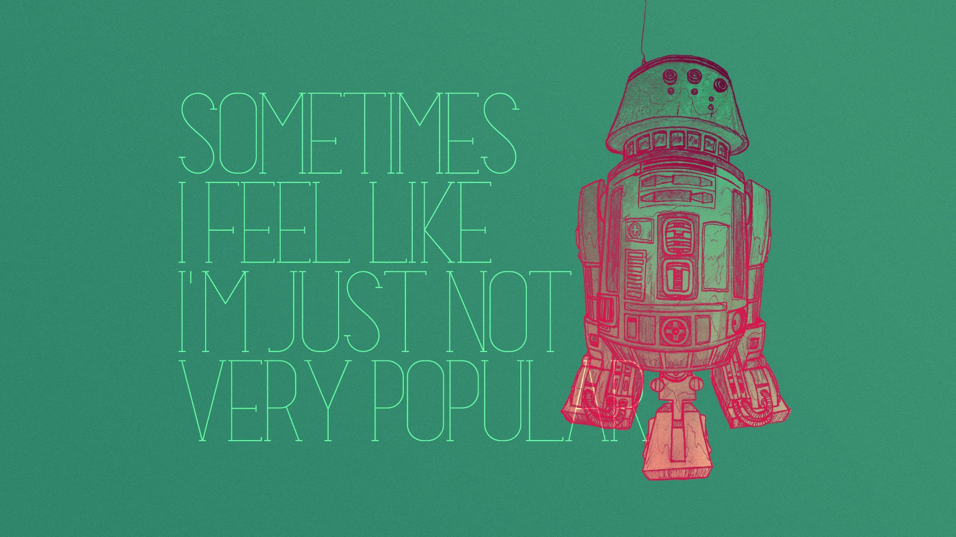 Download Funny Star Wars HD Wallpaper by paperbeatsscissors