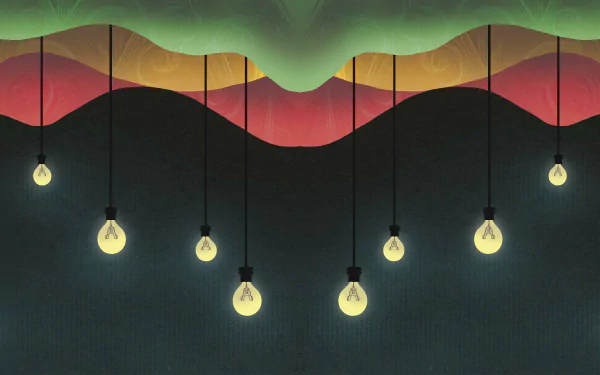 artistic light bulb HD Desktop Wallpaper | Background Image