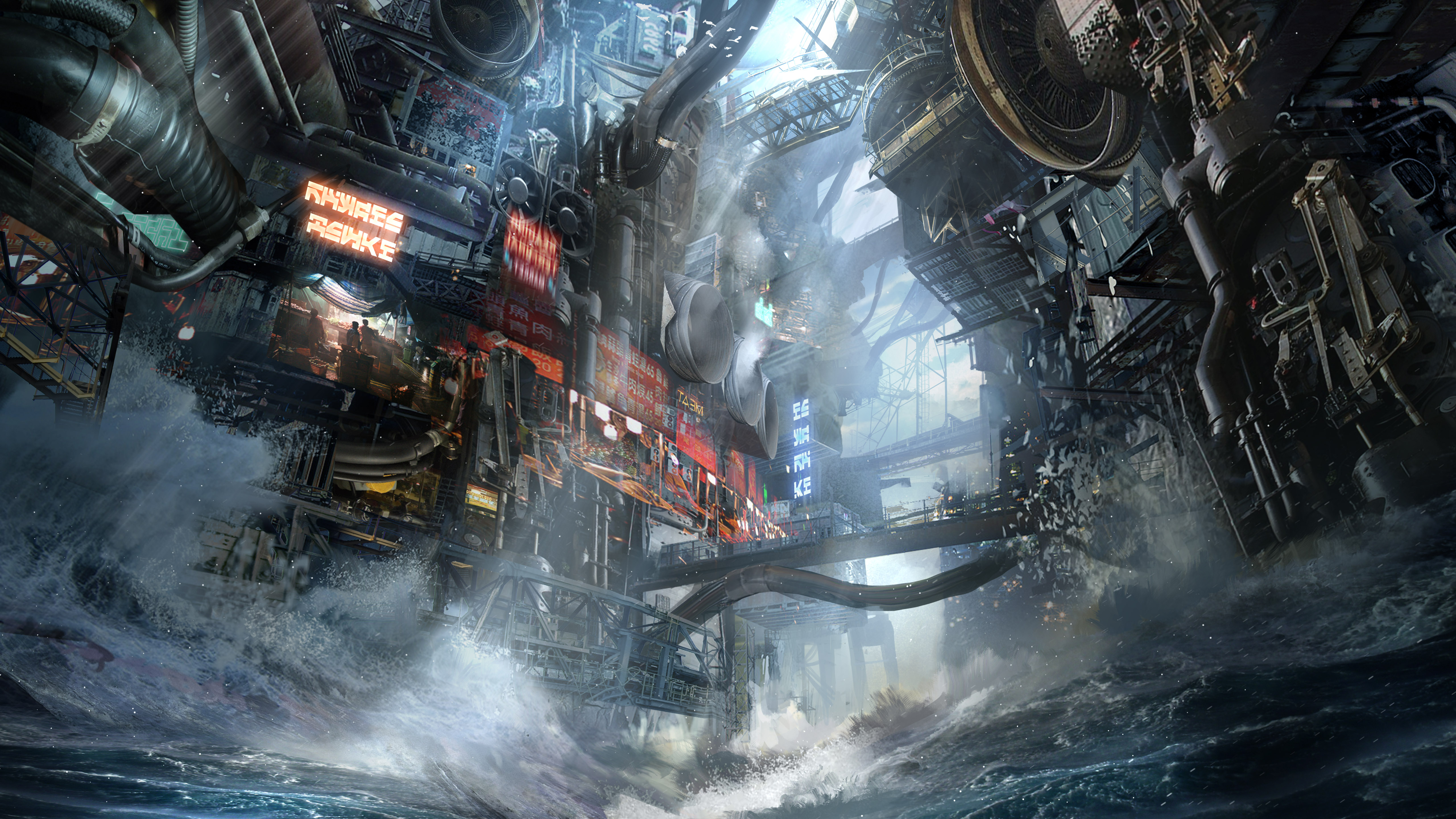 download-sci-fi-city-sci-fi-city-4k-ultra-hd-wallpaper