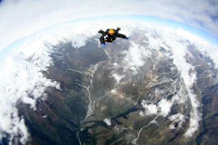 skydiving Sports HD Desktop Wallpaper | Background Image