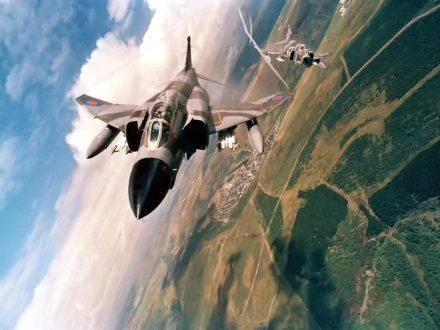 military McDonnell Douglas F-4 Phantom II HD Desktop Wallpaper | Background Image