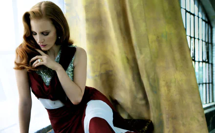 Celebrity Jessica Chastain HD Desktop Wallpaper | Background Image