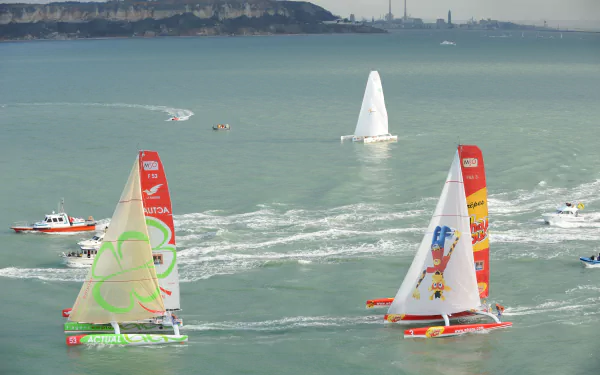 vehicle trimaran HD Desktop Wallpaper | Background Image