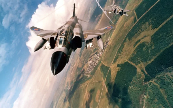 military McDonnell Douglas F-4 Phantom II HD Desktop Wallpaper | Background Image