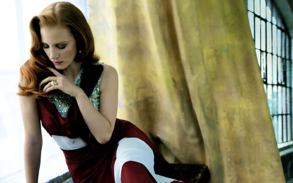 Celebrity Jessica Chastain HD Desktop Wallpaper | Background Image