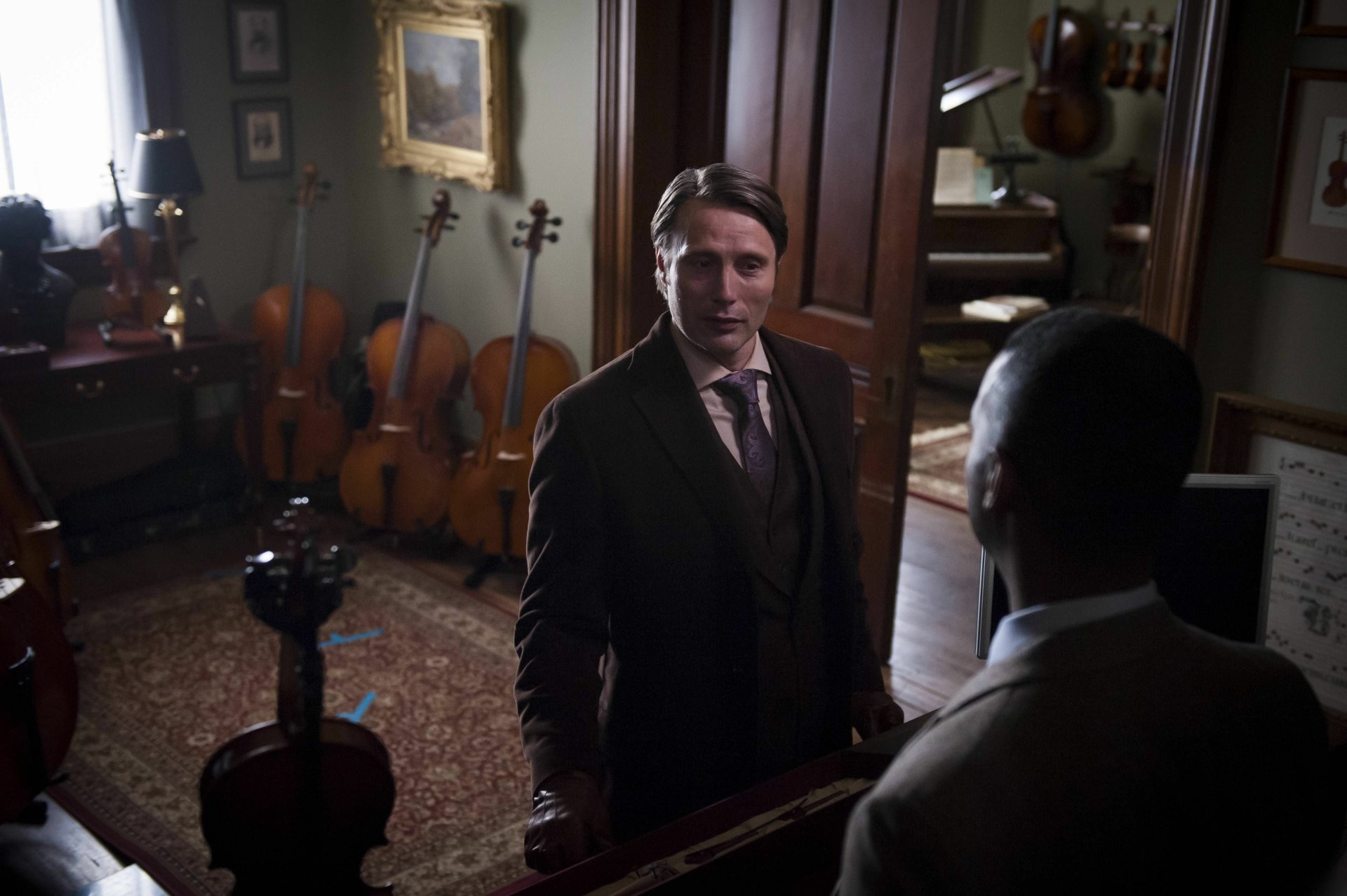 Download Mads Mikkelsen TV Show Hannibal 4k Ultra HD Wallpaper