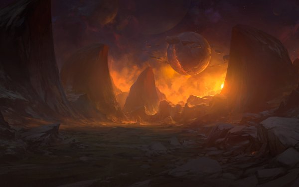 Sci Fi Landscape HD Wallpaper | Background Image