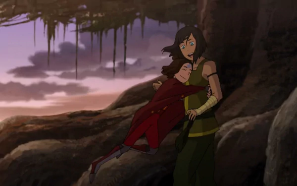 Korra (The Legend Of Korra) Jinora (The Legend Of Korra) Anime Avatar: The Legend Of Korra HD Desktop Wallpaper | Background Image