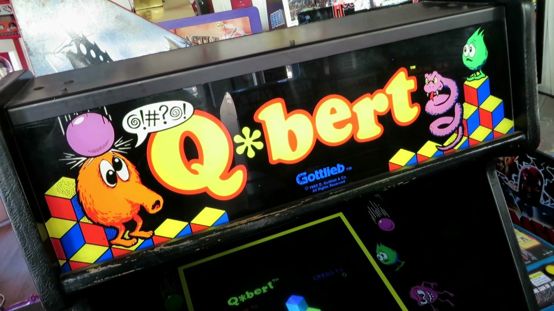 Download Video Game Q*bert HD Wallpaper