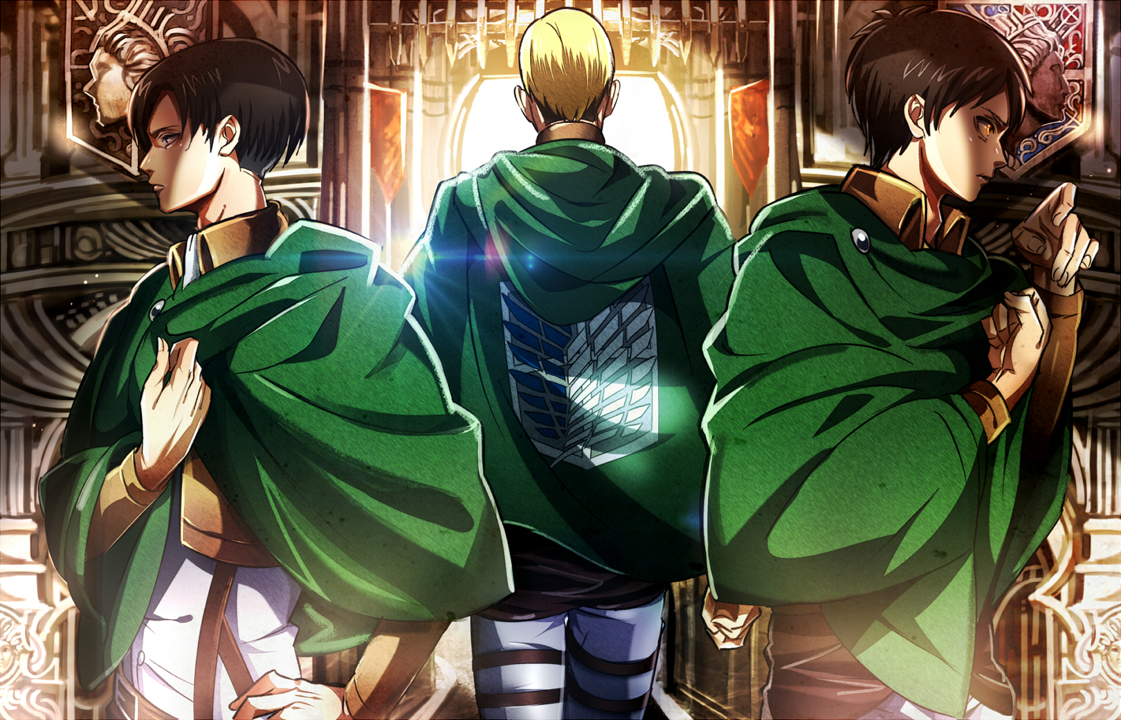 Levi,Eren and Erwin by yuna