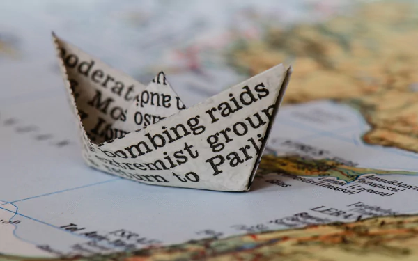 paper boat man made origami HD Desktop Wallpaper | Background Image