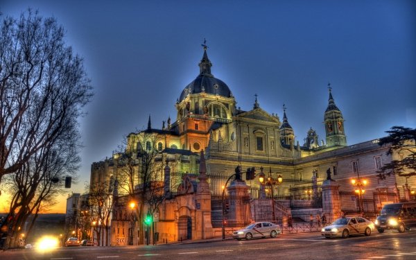Religious Almudena Cathedral Cathedrals HD Wallpaper | Background Image