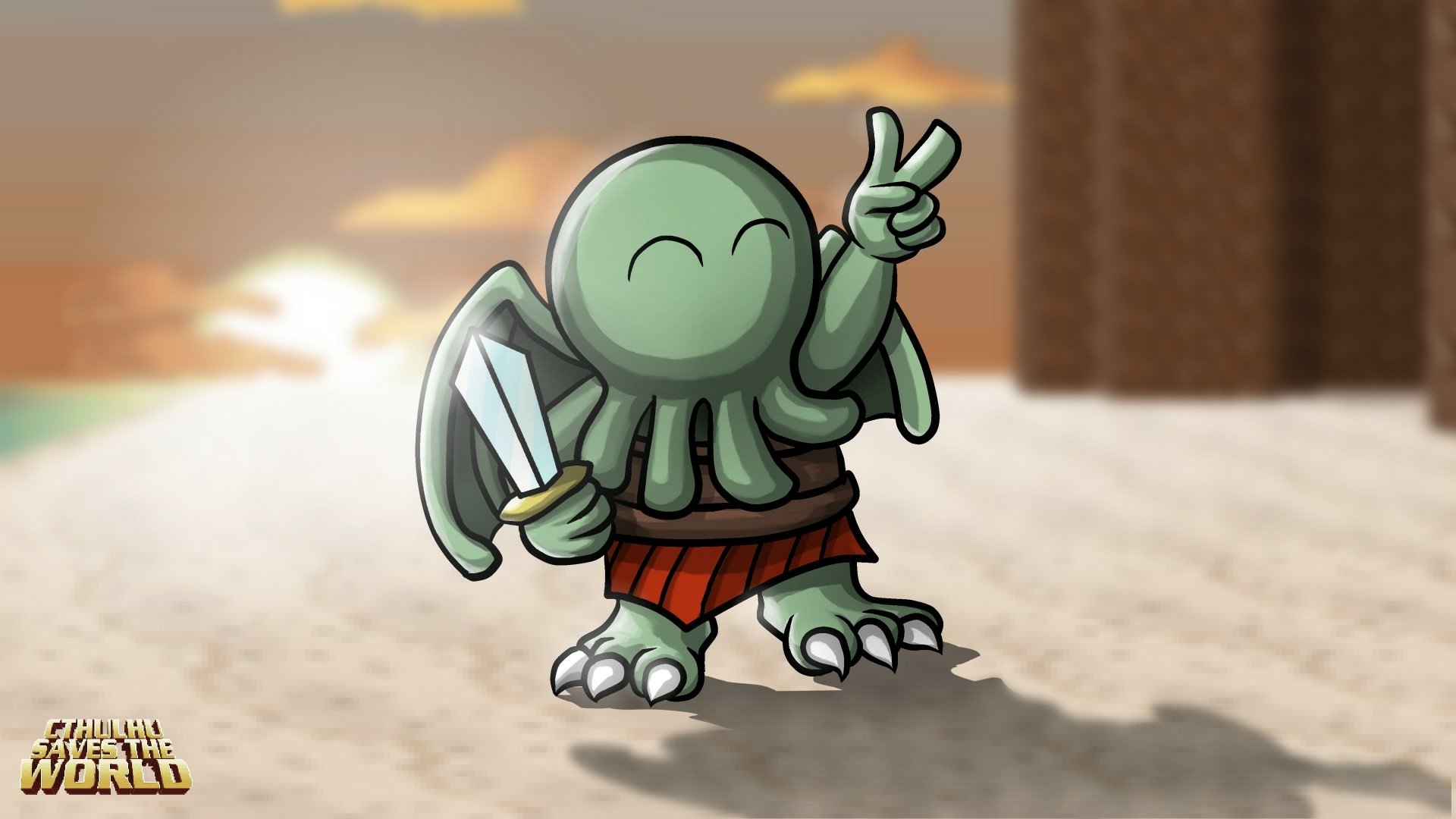 Download Video Game Cthulhu Saves The World HD Wallpaper