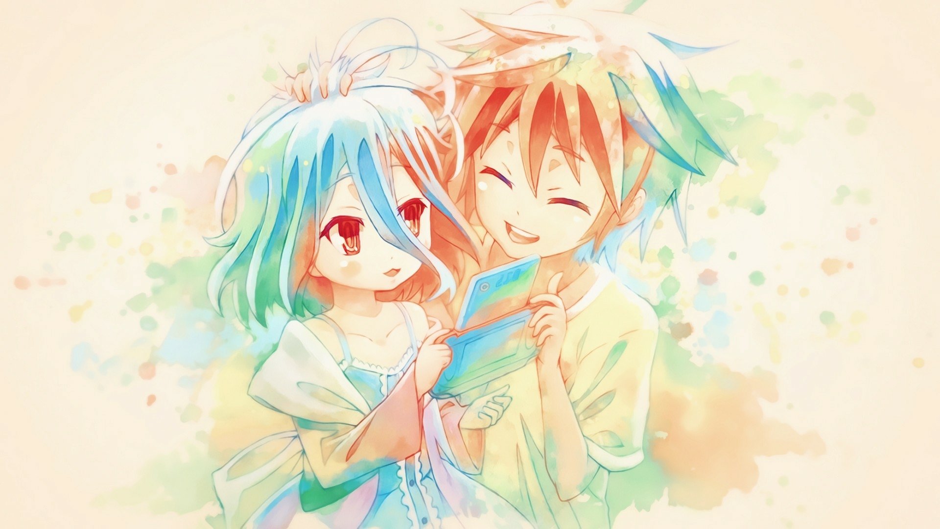 Sora and Shiro HD Wallpaper | Background Image | 1920x1080 ...