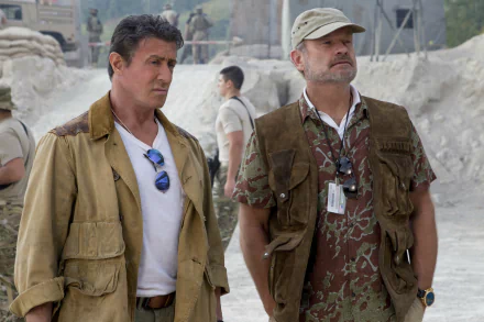 Kelsey Grammer Bonaparte (The Expendables) Sylvester Stallone Barney Ross movie The Expendables 3 HD Desktop Wallpaper | Background Image