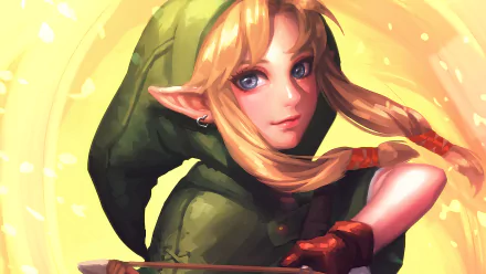 crossbow Linkle video game Hyrule Warriors Legends HD Desktop Wallpaper | Background Image