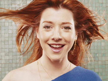 Celebrity Alyson Hannigan HD Desktop Wallpaper | Background Image