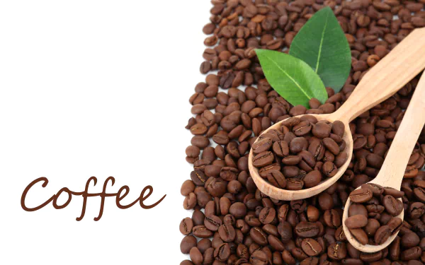 spoon coffee beans food coffee HD Desktop Wallpaper | Background Image