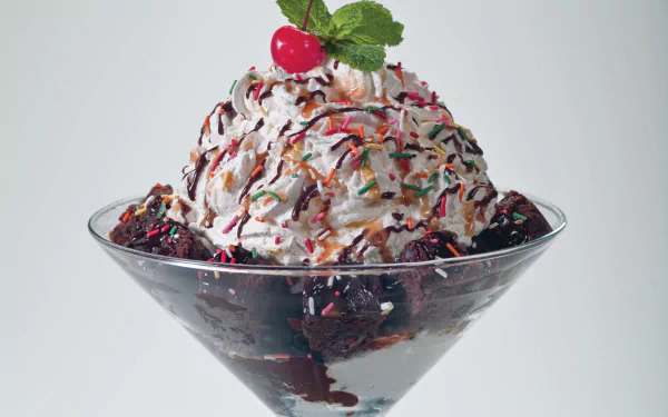 sweets dessert cream food sundae HD Desktop Wallpaper | Background Image