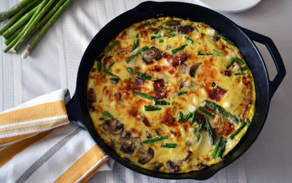 food Frittata HD Desktop Wallpaper | Background Image