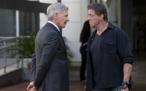 Harrison Ford Max Drummer Sylvester Stallone Barney Ross movie The Expendables 3 HD Desktop Wallpaper | Background Image