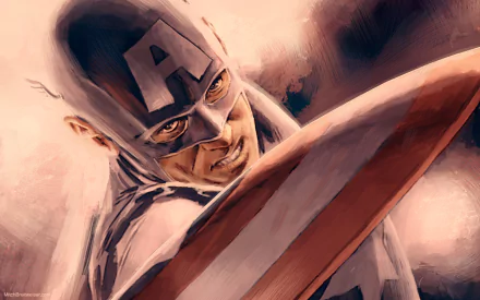 Comic Captain America HD Desktop Wallpaper | Background Image