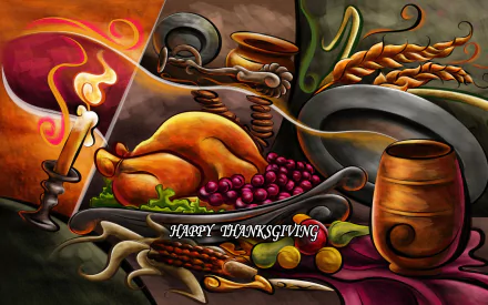 holiday Thanksgiving HD Desktop Wallpaper | Background Image