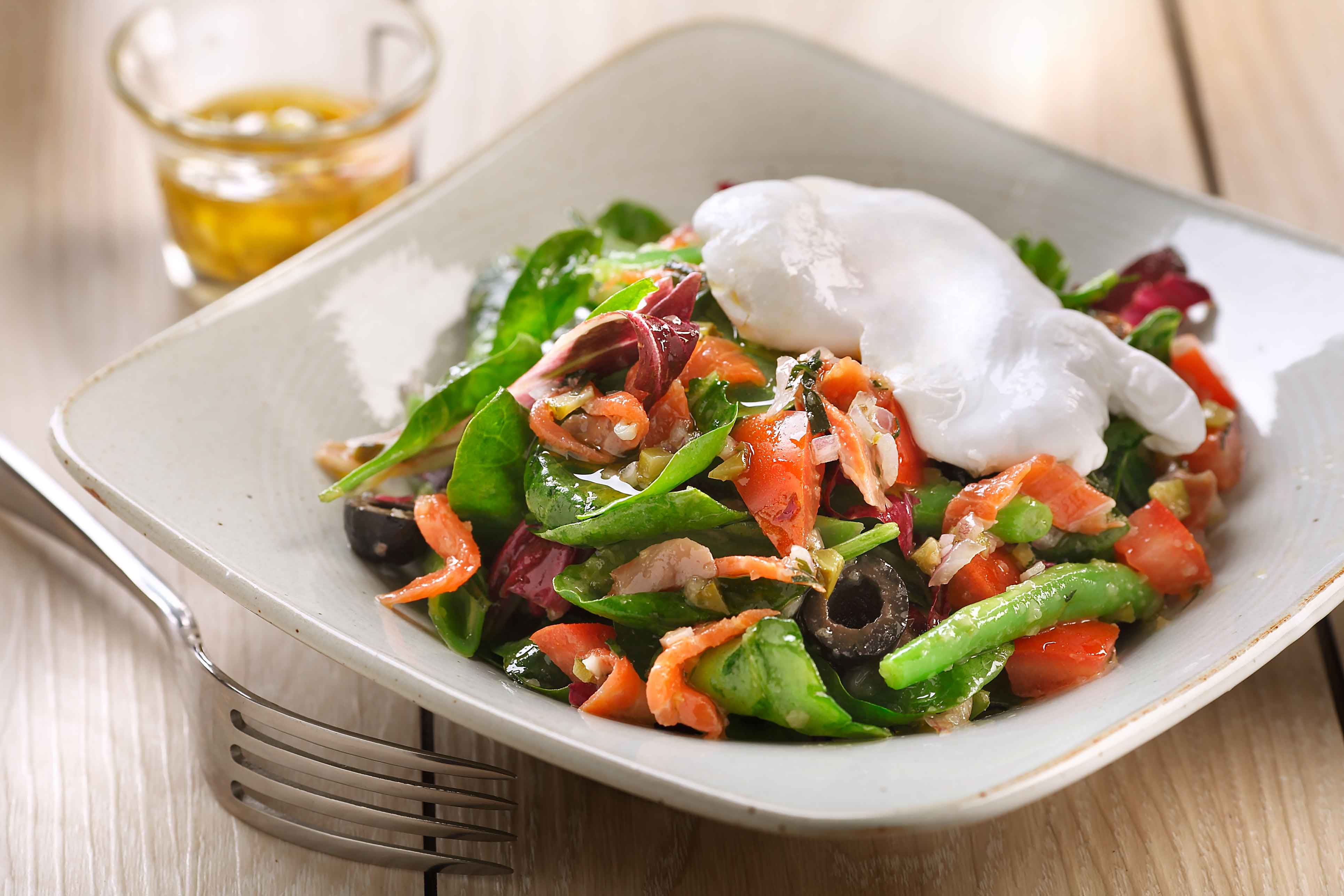 Food Salade Lyonnaise HD Wallpaper | Background Image