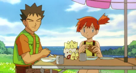 Togepi (Pokémon) Misty (Pokémon) Brock (Pokémon) Anime Pokémon: The First Movie HD Desktop Wallpaper | Background Image