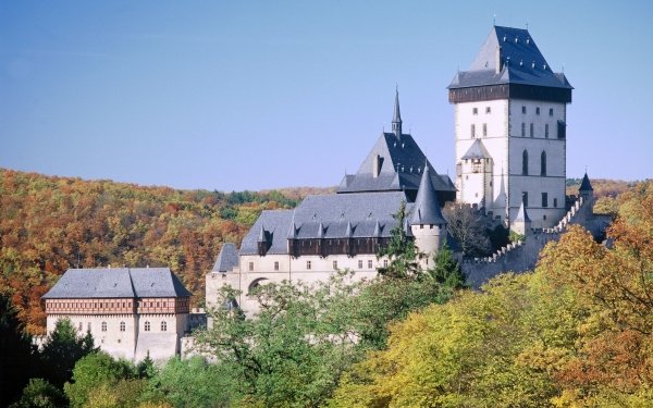 Man Made Karlštejn Castle Castles Czech Republic HD Wallpaper | Background Image